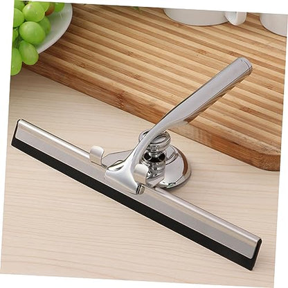 CALLARON Stainless Steel Window Squeegee Squeegee for Car Windows Glass Suction Cup Holder Easy to Use for Bathroom Shower Doors Mirrors