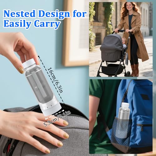 Portable Rechargeable Travel Bidet Sprayer,Waterproof High Pressure,Black | Portable USB-C Rechargeable Travel Bidet Sprayer, Waterproof High Pressure Handheld for Personal Hygiene - color: Black