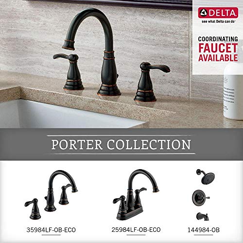 Delta Porter 24 in Wall Mount Double Towel Bar Bath Hardware Accessory in Oil Rubbed Bronze 78425-ORB