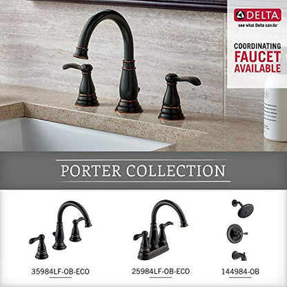 Delta Porter 24 in Wall Mount Double Towel Bar Bath Hardware Accessory in Oil Rubbed Bronze 78425-ORB