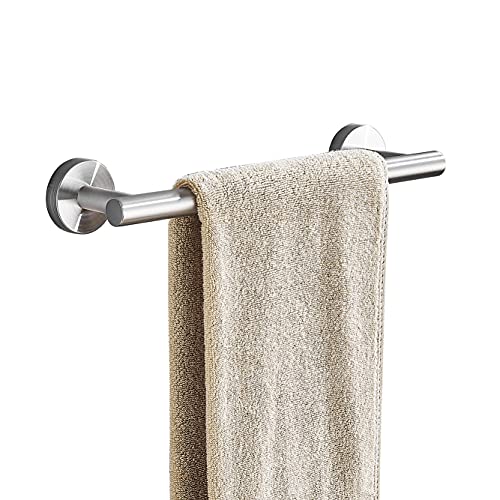 Towel Bar, 12-Inch Hand Towel Holder, Bathroom Accessories SUS304 Stainless Steel Towel Rack, Bath Hardware Brushed Nickel, Wall Mounted - color: Brushed Nickel, size: 12-Inch