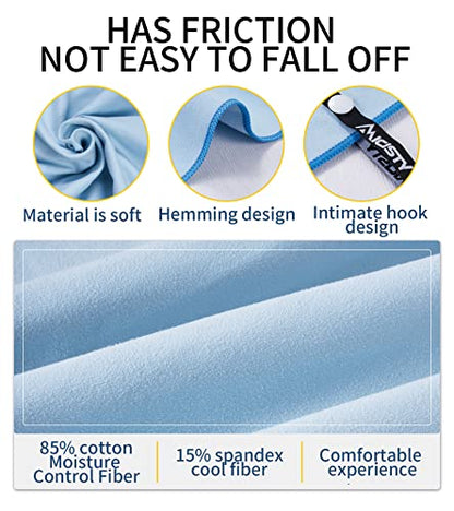 Microfiber Towel, Beach Towel, Fast Drying, Lightweight, Soft, Compact, Quick Dry Fitness Hiking Yoga Camping Travel Towel (Blue, L 30x60 in) - color: Blue