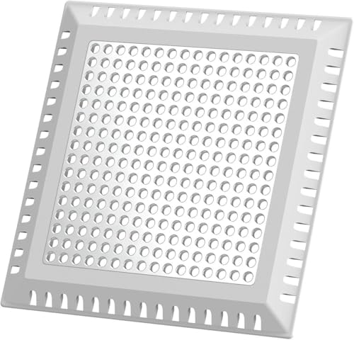 Aojuxix Shower Drain Hair Catcher/Drain Protector/Shower Drain Cover | Stainless Steel and Silicone Hair Trap for Bathroom Floor Drain (Patented Product) - color: Gray, size: 6 inch