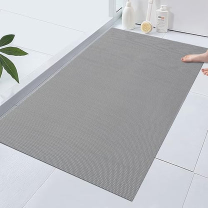 58×32 Inches Extra Large Shower Mat, Anti Slip Bathtub Mat for Tub & Shower,Quick-Dry PVC Shower Stall Mat for Bathroom - size: 58" x 32" (Rectangular)