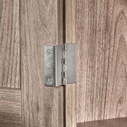 RiverRidge Hayward 2-Door Bathroom Wall Medicine Cabinet, Light Woodgrain | Open Display Shelf, Adjustable Interior Shelf, Laundry Storage, Wall-Mounted Over the Toilet Space-Saving Cabinet - color: Light Woodgrain