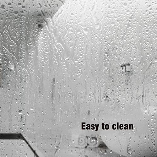 TIKABC Shower Curtain Liner, Clear Plastic Waterproof Bathroom 4G Shower Curtains, 72x72 inch Shower Liner with 3 Magnetic Weights (Clear) - color: Clear 4g