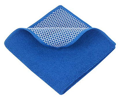 Dish Cloth for Washing Dishes Kitchen Washcloth Cleaning Cloth | 12x12inch 5pack Kitchen Towels Rags, Microfiber Cleaning Cloths, Wash Cloths with Poly Scour Side, Wholesale, Dark Blue - color: Dark Blue, size: 12inchx12inch 5pack