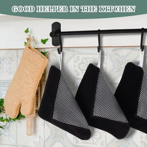 Dish Cloth for Washing Dishes Kitchen Washcloth Cleaning Cloth | 7.87x7.87inch 10pack Kitchen Towels Rags, Microfiber Cleaning Cloths, Wash Cloths with Poly Scour Side, Wholesale, Black - color: Black, size: 7.87inchx7.87inch 10pack