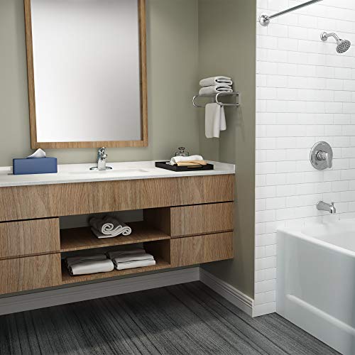 American Standard Colony Pro Single-Handle Bathroom Sink Faucet with Metal Drain, 1.2 GPM, Polished Chrome 7075000.002 | Single-Control Bathroom Faucet: Drip-Free, Memory Valve, Water-Saving, Easy Install with Metal Body & Drain | 7075000.002