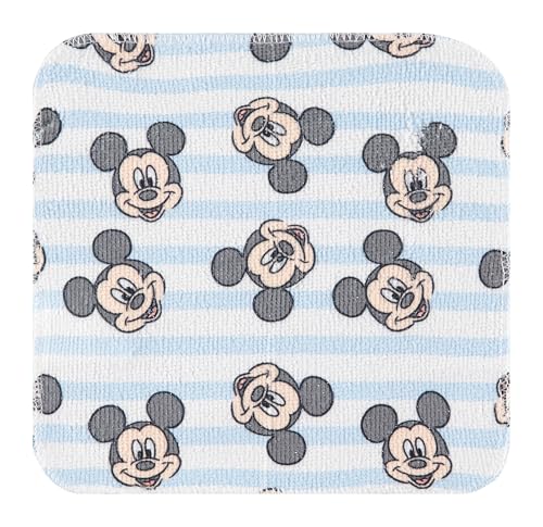 Disney Baby Washcloths 12 Pack – Ultra Soft Baby Wash Cloths, Lilo & Stitch (Stitch & Angel), Winnie the Pooh & Mickey Mouse, Absorbent Newborn Bath Essentials - color: Mickey Mouse