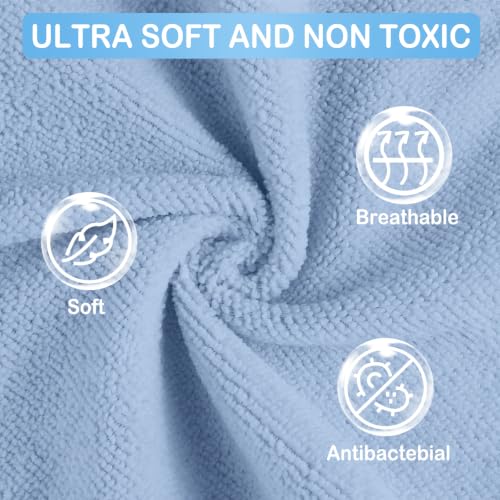 Baby Washcloths, 24Pack Baby Wash Cloths Extra Soft & Ultra Absorbent, Baby Towels and Washcloths Face Towels for Unisex Boys Girls Body, Washclothes Gentle on Sensitive Skin, 9x9 Whales & Crabs - color: Whales & Crabs
