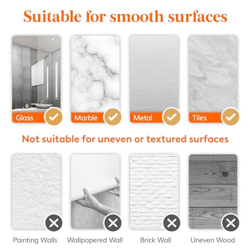 Lifewit Suction Cup Shower Caddy, 31 cm/12"(L), 1 Pack | Plastic, Removable, No-drilling Bathroom Organizers and Storage Rack, for inside Shower & Shampoo