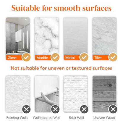 Lifewit Suction Cup Shower Caddy, 31 cm/12"(L), 1 Pack | Plastic, Removable, No-drilling Bathroom Organizers and Storage Rack, for inside Shower & Shampoo