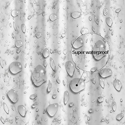 Plastic Shower Liner - Premium PEVA 4G Shower Curtain Liner with Rustproof Grommets and 3 Weighted Magnets, Waterproof Shower Curtains for Bathroom (Cloud Pattern) - color: Cloud Pattern, size: 71"W x 71"L (Pack of 1)