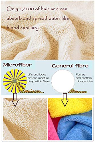 Xinrjojo Single Microfiber Bath Towel Bathroom Set Quick Dry Towels Super Soft Plush Highly Absorbent No Fading–Cream - color: Cream