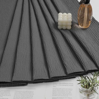 Aiyufeng 3D Textured Grey Shower Curtain for Bathroom, Fabric Shower Curtain Soft Cloth & Hotel Spa Quality, Luxury Boho Bathroom Curtains, Machine Washable, Grey, 72x72 Inches - color: Grey, size: 72"W x 72"L (Pack of 1)