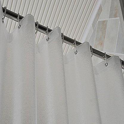 AooHome Shower Stall Curtain Liner for Small Size 36x72 Inch, 8G Eva Half Shower Curtain Frosted Pattern Narrow Standing Single Water Repellent Shower Liner, Semi Transparent - color: Pure Translucent, size: 36"W x 72"L (Pack of 1)