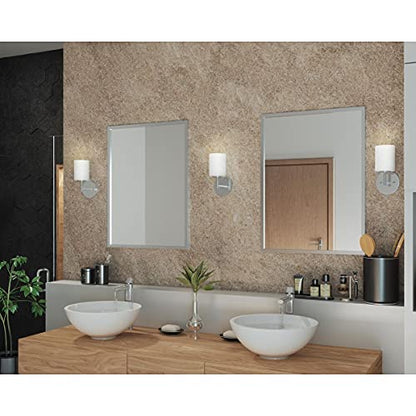 Progress Lighting P2131-104 Replay Bath & Vanity, 1-Light, Polished Nickel - color: Polished Nickel, size: 1-Light