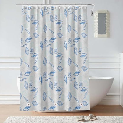 Plastic Shower Liner - Premium PEVA 4G Shower Curtain Liner with Rustproof Grommets and 3 Weighted Magnets, Waterproof Shower Curtain for Bathroom… (Whelk, 72”*72”) - color: Whelk, size: 72”*72”