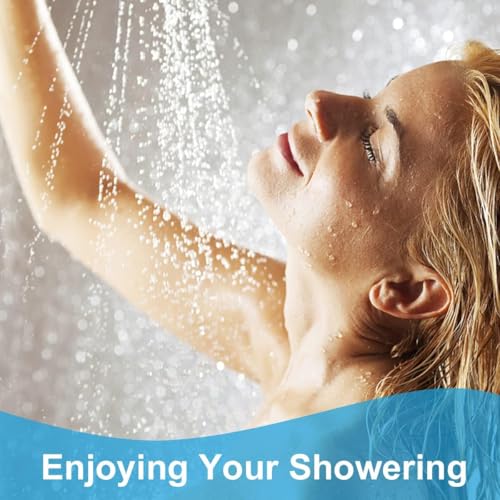 UFRIDAY Blue Clear Shower Curtain Liner 72 x 72 inch,EVA 3D Cobblestone Weighted Plastic Bathroom Shower Curtain Liner with 3 Big Magnets,Transparent. - color: Cobblestone Blue, size: 72"W x 72"L (Pack of 1)