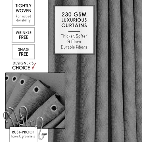 Clara Clark Grey Bathroom Set - Bathroom Sets with Shower Curtain and Rugs, 21PC Bathroom Accessory Set, Shower Curtain Set with Soap Dispenser & Toothbrush Holder - color: Grey, size: Complete Set + Bath Rugs