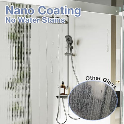 Frameless Bathtub Sliding Shower Door, 5/16" (8mm) Clear Tempered Glass, 56-60" W x 58" H, Quiet Soft-Close, Reversible Installation, SGCC Certified (Chrome-Bathtub Style A, 60" W x 58" H) - color: Chrome-Bathtub A-60" W x 58" H