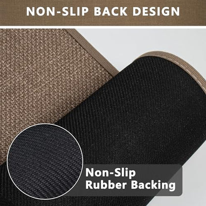 Ultra Thin Bathroom Rugs Non Slip Bath Mat 17" x 32" Bathroom Mat | Quick Dry Machine Washable Rugs Perfect for Shower, Camel - color: Dark Beige, size: Medium(17"x32")
