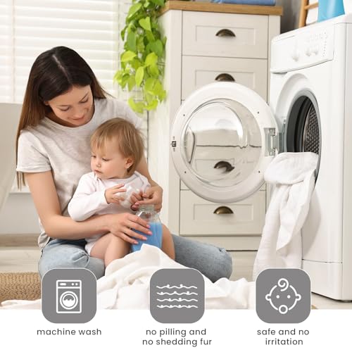 Softan Baby Hooded Towels and Washcloths Set 6 Pack, 28x28 Ultra Soft & Absorbent Baby Bath Towels for Newborn Infant Toddler, Unisex Boys Girls (Grey Star) - color: Gray Star