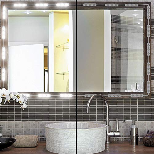 Led Vanity Mirror Lights, Hollywood Style Vanity Make Up Light, 10ft Ultra Bright White LED, Dimmable Touch Control Lights Strip, for Makeup Vanity Table & Bathroom Mirror, Mirror Not Included