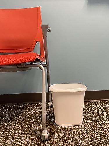 Rubbermaid Vanity Trash Can/Wastebasket 1.5-Gallons/6-Quarts White for Under Counter/Kitchen/Office/Bedroom/Bathroom - size: 1 Pack