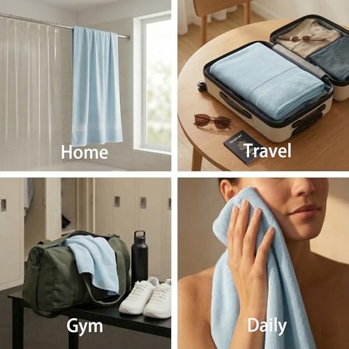 Soft Lightweight Hand Towels Set of 4, Rayon Made from Bamboo & Cotton Blend, Gentle Towels for Face and Hands, Guest Bathroom, Powder Room and Travel, 14 x 30 Inches, Brown - color: Brown, size: 4-Piece Hand Towel