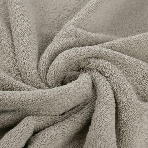 CTT - Luxury 6 Piece Towel Set, 100% Turkish Cotton, Quick Drying, Highly Absorbent & Comfy, Includes 2 Bath Towels, 2 Hand Towels & 2 Washcloths | (Beige) - color: Beige, size: 6-Piece Towel Set