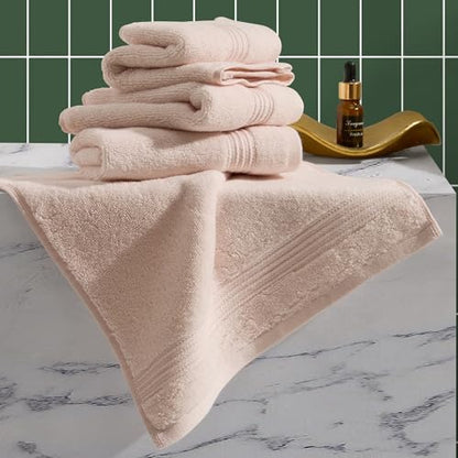 Ted Baker 4-Pack Cotton Washcloth Set Soft Highly Absorbent 13 x 13 Blush - color: Blush, size: Washcloth Set - 4 Piece
