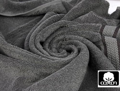 COTTON CRAFT Ultra Soft Bath Sheet - 2 Pack 100% Ringspun Cotton Towels | Oversized 35x70 inch Charcoal Bath Sheet Towel - Absorbent 580 GSM Quick Dry Everyday Luxurious Hotel Quality Bathroom Towels - color: Charcoal, size: 2 Pack Bath Sheet