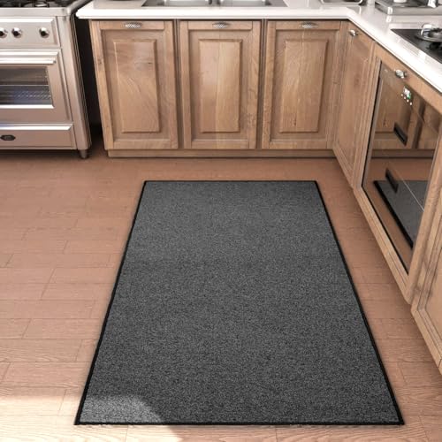 AREDO Runner Rugs for Live Room (Black, 5' x 7' (Rectangular)) - color: Black, size: 5' x 7' (Rectangular)