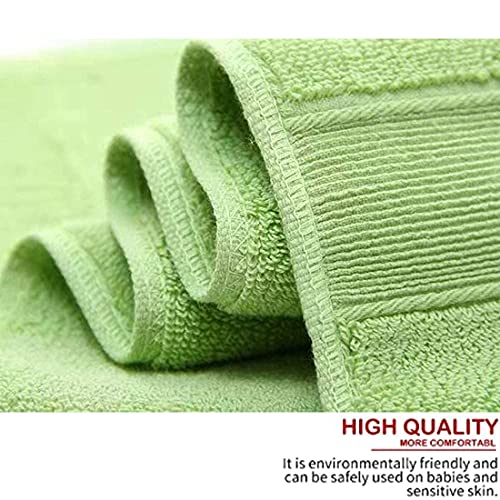 Lchkrep Bathroom Hand Towels (14x30 inch), Home Soft Cotton Super Soft Highly Absorbent Hand Towels for Bath, Hand, Face, Gym and Spa (Green-2PACK) - color: Green-2pack