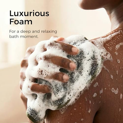 ZOMCHI 3 Pack Exfoliating Washcloth, Premium Facial and Body Wash Cloths with Softness and Scrubbing Two Sides, Bath Cloths for Women and Men (Smoke) - style: Smoke, 3 Pack