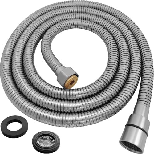 Shower Hose Flexible Stainless Steel Handheld Shower Head Attachment Hose, 69 Inch, Brushed Nickel - color: Brushed Nickel, size: 69-Inch
