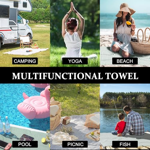 Turkish Striped Beach Towels Bulk Oversized 39"x71" Large Bath and Pool Set Quick Dry Lightweight Travel Towel for Adult,100% Cotton TEBT-18-1yellow - color: Yellow, size: 1 Pack
