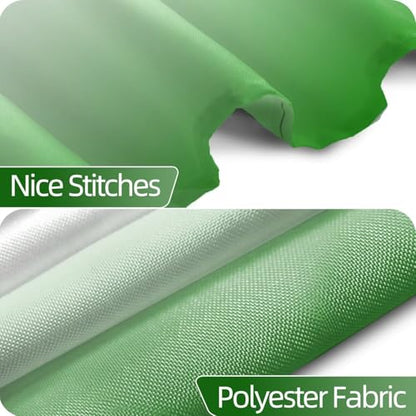 Ombre Lime Green Stall RV Shower Curtain with Hooks 36x72inches | Machine Washable Waterproof, Modern Solid Boho Gradient, Bathroom Dorm Hotel Room Divider, Easy to Install, Window Curtain - color: Lime Green, size: 36"W x 72"L (Pack of 1)