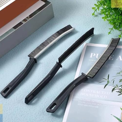 5PCS Hard Bristle Crevice Cleaning Brush, Multifunctional Crevice Cleaning Tool, Gap Cleaning Brush, Crevices Cleaning Brushes for Tight Narrow Spaces, Grout Lines, Sink, Toilet, Household Use