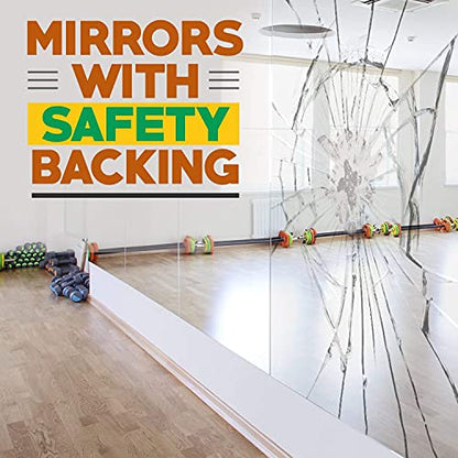 Fab Glass and Mirror 30x40 Inch Rectangle Frameless Bathroom Vanity Mirror with Beveled Edge - Shatterproof Wall Mounted Decorative Glass with Safety Backing for Living Room Bedroom Hallway Entryway - size: 40"L x 30"W, style: Rectangle