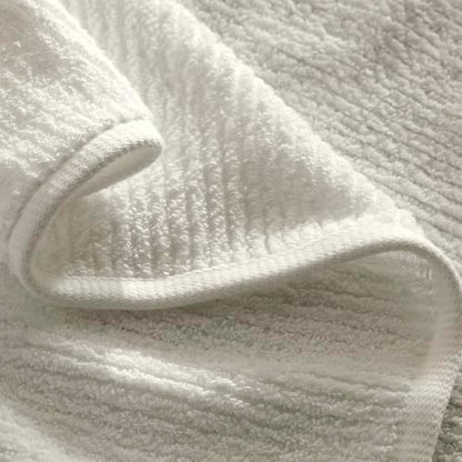BOLL & BRANCH Turkish Ribbed Washcloth Set, Cream | Set of 2 - 100% Organic Turkish Cotton - Soft Absorbent Luxury Spa Washcloths, Ribbed Texture - Quick Dry Bathroom Essentials - color: Cream, style: Turkish Ribbed