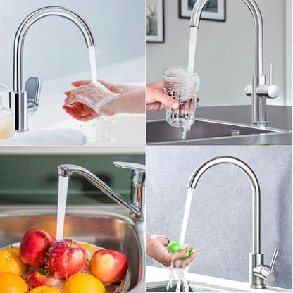 12 PCS Faucet Aerator Set, M16.5, M18.5, M21.5, M24, Kitchen & Bathroom Sink Aerator Replacement with Key Removal Wrench Tool - style: 16.5MM+18.5MM+21.5MM+24MM
