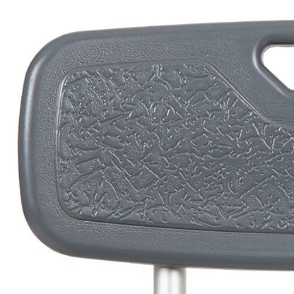 Flash Furniture HERCULES Series 300 Lb. Capacity Adjustable Gray Bath & Shower Chair with Quick Release Back & Arms - color: Grey