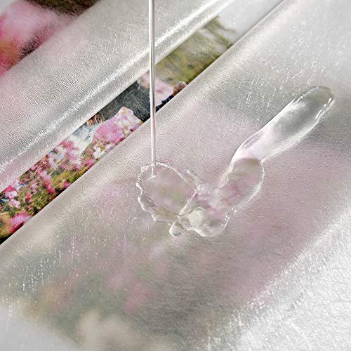 AooHome 72x96 Inch Extra Long Shower Curtain, Eva Frosted Shower Curtain Liner with 5 Bottom Magnets, Water Repellent, Semi Transparent - color: Pure Translucent, size: 72"W x 96"L (Pack of 1)