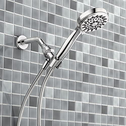 Moen Ignite Chrome Hand Held Shower Head Package With 2.5 GPM High Pressure Spray, 20091 (Pack of 2) - size: Pack of 2
