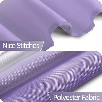 Ombre Lavender Stall RV Shower Curtain with Hooks 36x72inches | Machine Washable Waterproof, Modern Solid Boho Gradient, Bathroom Dorm Hotel Room Divider, Easy to Install, Window Curtain - color: Lavender, size: 36"W x 72"L (Pack of 1)