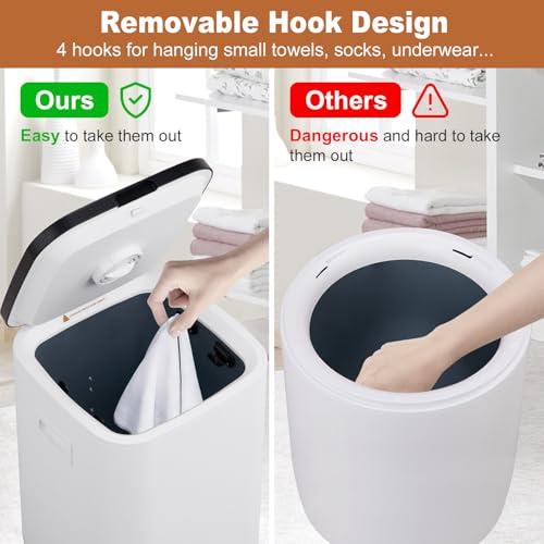 Towel Warmers for Bathroom - Smart Towel Warmer Bucket with Timer & Delay Start, 3 Heating Modes & LED Touchscreen - Towel Heater for Towels, Blankets, Robes, Spa (14L) - size: 14L
