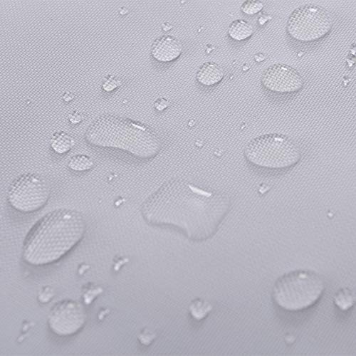 Waterproof Fabric Shower Curtain or Liner Machine Washable & Breathable White72x78inch (Standard Size) 1 Panel